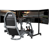 Next Level Racing Support triple pour moniteur Round Tube Noir