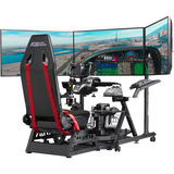 Next Level Racing Support triple pour moniteur Round Tube Noir