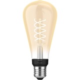 Philips Hue Filament blanc 1-pack ST72 E27 Edison, Lampe à LED 2100K, Dimmable