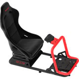 Res-Tech SIMPLY - GT Cockpit, Simulateur de course Noir/Rouge, Châssis acier tubulaire