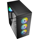 Sharkoon Rebel C50 RGB boîtier midi tower Noir | 2x USB-A | 1x USB-C | RGB | Verre Trempé