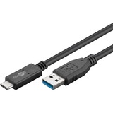 goobay Câble BOOSTCHARGE USB-C vers USB-C 240W Noir, 1 mètre