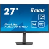 iiyama ProLite XUB2794HSU-B6 27" Moniteur  Noir (Mat), HDMI, DisplayPort, Sound