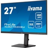 iiyama ProLite XUB2794HSU-B6 27" Moniteur  Noir (Mat), HDMI, DisplayPort, Sound