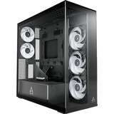 ARCTIC Xtender VG boîtier midi tower Noir | 2x USB-A | 1x USB-C | RGB | Verre trempé