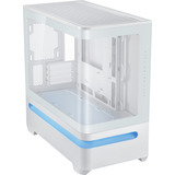 ASUS PRIME AP202 TG ARGB boîtier midi tower Blanc | 2x USB-A | 1x USB-C | RGB | Window