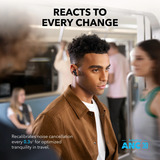 Anker Liberty 4 Pro écouteurs in-ear Noir, Bluetooth True Wireless, ANC 7 capteurs, IPX5