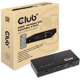 Club 3D Switchbox HDMI 2.0 UHD 4 ports, Switch HDMI Noir, CSV-1370