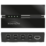 DeLOCK 11493 commutateur de données d'ordinateurs, Switch USB 0,48 Gbit/s, Noir, Plastique, 106 mm, 56 mm, 25 mm