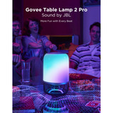 Govee Table Lamp 2 Pro (Sound by JBL), Lampe Transparent