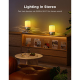 Govee Table Lamp 2 Pro (Sound by JBL), Lampe Transparent