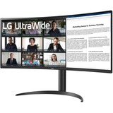 LG UltraWide 34WR50QK-B 34" Moniteur incurvé  Noir, 2x HDMI, DisplayPort