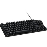 Logitech G413 TKL SE Mechanical, clavier gaming Noir, Layout BE, Layout BE, LED blanches, TKL