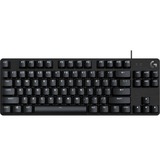 Logitech G413 TKL SE clavier gaming mécanique Noir, Layout BE (AZERTY), 80% (TKL)