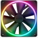 NZXT F140 RGB DUO Single 140x140x25, Ventilateur de boîtier Noir, Sans contrôleur