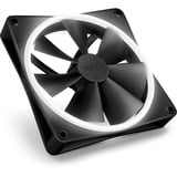 NZXT F140 RGB DUO ventilateur de boîtier Noir, 140 x 140 x 25 mm, PWM, sans contrôleur