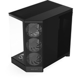 NZXT H9 Flow RGB boîtier midi tower Noir (Mat) | 2x USB-A | 1x USB-C | RGB | Verre Trempé