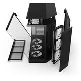 NZXT H9 Flow RGB boîtier midi tower Noir (Mat) | 2x USB-A | 1x USB-C | RGB | Verre Trempé