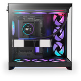 NZXT H9 Flow RGB boîtier midi tower Noir (Mat) | 2x USB-A | 1x USB-C | RGB | Verre Trempé