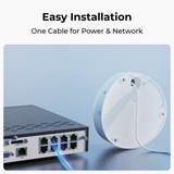 Reolink P340-A caméra bullet PoE intelligente 12 MP, Caméra de surveillance Blanc, Vision nocturne en couleur, AI Video Search