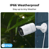 Reolink P340-A caméra bullet PoE intelligente 12 MP, Caméra de surveillance Blanc, Vision nocturne en couleur, AI Video Search