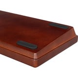 Sharkoon SKILLER SGK50 S3 Wood PBT RGB clavier gaming mécanique Bois, Layout BE (AZERTY), Gateron G Pro 3.0 Yellow, 75%, Hot-swappable