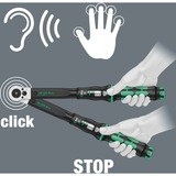 Wera Click-Torque C2 Pousser à droite et à gauche, Clé dynamométrique Noir/Vert, Sortie 1/2"