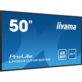 iiyama ProLite LH5041UHS-B2AG, Affichage public Noir, VGA, HDMI, LAN, Audio, USB 
