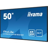 iiyama ProLite LH5041UHS-B2AG, Affichage public Noir, VGA, HDMI, LAN, Audio, USB 