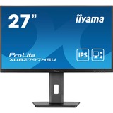 iiyama ProLite XUB2797HSU-B2 27" Moniteur  Noir, 100 Hz, HDMI, DisplayPort, USB, Audio, Adaptive Sync