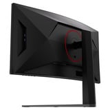 AOC CU34G4ZCA 34" Moniteur UltraWide gaming incurvé Noir/rouge, 1x DisplayPort, 2x HDMI, 1x USB-C, 2x USB-A, 250 Hz