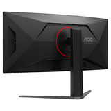 AOC CU34G4ZCA 34" Moniteur UltraWide gaming incurvé  Noir/Rouge, HDMI, DisplayPort, USB-C, 250 Hz