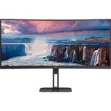 AOC CU34V5C/BK 34" Moniteur UltraWide incurvé Noir, 1x DisplayPort, 1x HDMI, 1x USB-C, 4x USB-A