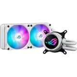 ASUS ROG Strix LC III 240 ARGB Édition blanche, Watercooling Blanc, Kit de refroidissement du liquide, 12 cm, Blanc
