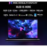 ASUS ROG Zephyrus G16 (GA605WI-QP055W) 16" PC portable gaming  Gris foncé | Ryzen AI 9 HX 370 | RTX 4070 | 32 Go | 1 To SSD | 240 Hz