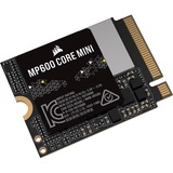 Corsair MP600 CORE MINI 2 To SSD Noir, PCIe 4.0 x4, NVMe 1.4, M.2 2230