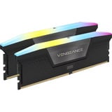 Corsair Vengeance RGB 32 Go DDR5-6000 (2x 16 Go) mémoire vive Gris, CMH32GX5M2B6000Z38, XMP, EXPO