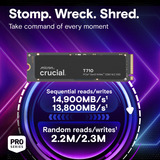 Crucial T710 4 To SSD PCIe 5.0 x4, NVMe 2.0, M.2 2280