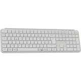 Keychron B6 Pro-K8Z Ultra-Slim, clavier Blanc, Layout BE, Mécanique des ciseaux, Bluetooth, 2.4GHz