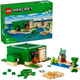 LEGO Minecraft - La maison de la plage de la tortue, Jouets de construction 21254