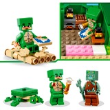 LEGO Minecraft - La maison de la plage de la tortue, Jouets de construction 21254