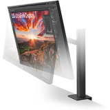 LG Ergo IPS Monitor avec USB Type-C 31.5" 4K UHD  Noir, 2x HDMI, 1x DisplayPort