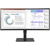 LG UltraWide 34BQ77QC-B 34" Moniteur incurvé  Noir, 2x HDMI, 1x DP, USB-A, USB-C, HDR10, LAN, webcam, microphone