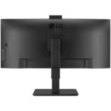 LG UltraWide 34BQ77QC-B 34" Moniteur incurvé  Noir, 2x HDMI, 1x DP, USB-A, USB-C, HDR10, LAN, webcam, microphone