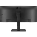 LG UltraWide 34BQ77QC-B 34" Moniteur incurvé  Noir, 2x HDMI, 1x DP, USB-A, USB-C, HDR10, LAN, webcam, microphone