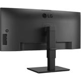 LG UltraWide 34BQ77QC-B 34" Moniteur incurvé  Noir, 2x HDMI, 1x DP, USB-A, USB-C, HDR10, LAN, webcam, microphone