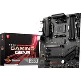 MSI B550 GAMING GEN3, Socket AM4 carte mère Noir, RAID, Gb-LAN, Sound, ATX