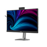 Philips 27B2U4601H/00 27" moniteur LED Argent/Noir, HDMI, DisplayPort, USB-C, Webcam, 120 Hz