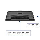 Philips 27B2U4601H/00 27" moniteur LED Argent/Noir, HDMI, DisplayPort, USB-C, Webcam, 120 Hz
