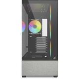 Sharkoon  boîtier midi tower Noir | 2x USB-A | 1x USB-C | RGB | Verre Trempé